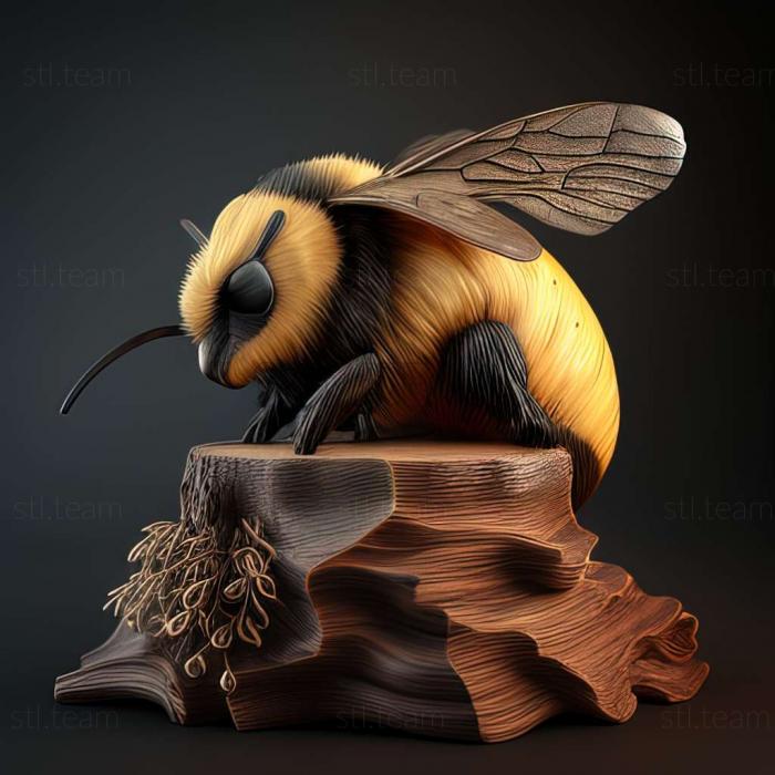 3D модель Bombus angustus (STL)